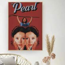 1 Tranh canvas không khung Pearl 2022, Áp phích phim kinh dị cổ điển, Trang trí tường. - Nhiều màu - Xem 19