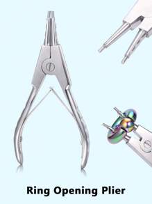 316L不锈钢专业穿刺钳，穿刺饰品更换工具，穿刺杠铃钳，穿刺球取出工具 - 3mm钳口，医用钢人体饰品球固定取出器，可松紧皮下锚钉钳，鼻中隔唇钉耳环钳，鼻中隔夹，轻松更换软骨鼻钉、唇钉和耳钉穿刺饰品