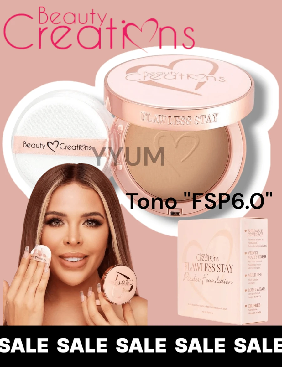 FLAWLESS STAY POWDER FOUNDATION BEAUTY CREATIONS - TONO .FSP6.0 - View 1