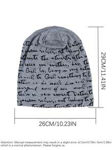 1 件装纯色/彩色男女通用嘻哈秋冬套头帽。韩版轻便女士睡帽。透气运动健身防风头饰。帽子发帽头巾。圣诞节装饰情人节 - 彩色 - 查看 6