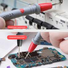 1pc 1000V 20A Universal Digital Multimeter Probe Test Leads For Multimeter Feelers Multimeter Wire Cable Pen Tip - Multicolor - View 6