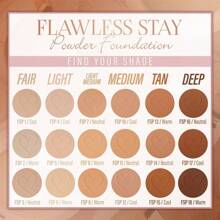 FLAWLESS STAY POWDER FOUNDATION BEAUTY CREATIONS - TONO .FSP7.5 - 查看 2