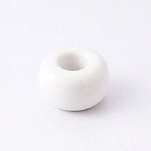 1 件套陶瓷牙刷架情侣马卡龙风格牙科收纳套装浴室装饰夏季 - 白色 - 查看 12