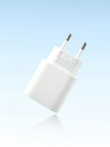 EU Standard White Dual USB Charger 2.4A Quick Charging Plug Adapter Dual Port For Smartphone, Compatible With Apple, Suitable For Smart Phones And Devices Suitable For Travel, Office, Dorm, And Home Multi-Port Nan Fast Charging - EU C Type Plug(220-240V) - View 7