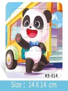 1 Set mit 9 Stücke dickem Schaum Wal, Katze, Schildkröte, Astronaut geformte Puzzles, Bildungsgeschenke für Kinder, Weihnachtsgeschenk