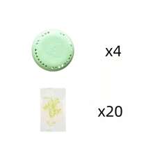 24 unidades de ambientadores de aromaterapia de larga duración, caja de regalo gratis, tabletas perfumadas sólidas aptas para el hogar, el coche, el baño, el dormitorio, el armario y el inodoro - Fragancia de papel (rosa es flor de cerezo, morado es lavanda, amarillo es osmanthus, verde es jazmín, abrir el paquete de fragancia para usar)