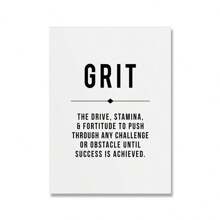 1pc Grind Hustle Talent Grit Áp phích động lực và in trang trí văn phòng nghệ thuật hiện đại doanh nhân động lực tranh vải không có khung - Nhiều màu - Xem 5
