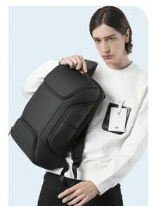 Large Executive Reinforced Travel Backpack - 黑色 - 查看 1