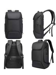 Large Executive Reinforced Travel Backpack - 黑色 - 查看 3