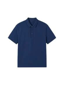 Basic UNISEX POLO Shirt - 藏蓝色 - 查看 2