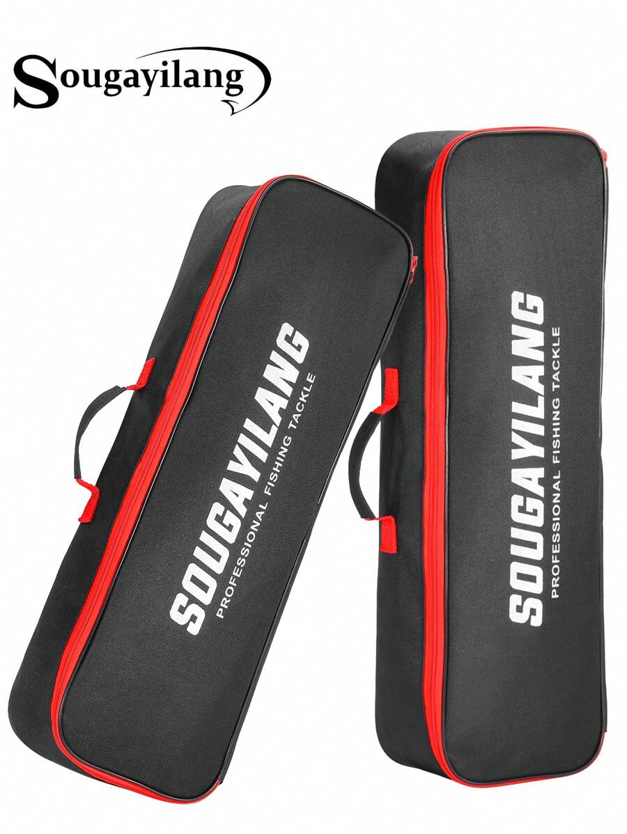 SOUGAYILANG 1pc Fishing Bag 46CM/57CM Large Capacity Fishing Tackle Rod Bag Material Upgrade With Five Layers Of Thickening Storage Bag