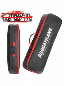 SOUGAYILANG 1pc Fishing Bag 46CM/57CM Large Capacity Fishing Tackle Rod Bag Material Upgrade With Five Layers Of Thickening Storage Bag