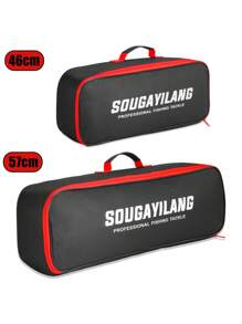 SOUGAYILANG 1pc Fishing Bag 46CM/57CM Large Capacity Fishing Tackle Rod Bag Material Upgrade With Five Layers Of Thickening Storage Bag