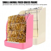Spring Grass Frame Rabbit Grass Frame Grass Hay Bowl Rack Rabbit Food Basket Hay Feeder Rabbit Pet Food Container Grass Rack