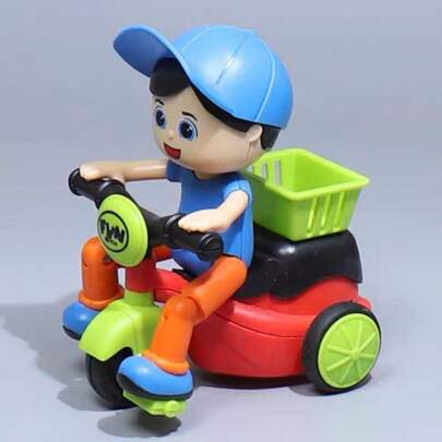 Brinquedo moto triciclo de fricção menino