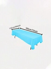 Bộ 5/3/1 khăn trải bàn tiệc màu trơn, thích hợp cho lễ hội, tiệc tùng, họp mặt công ty, dã ngoại ngoài trời, dễ mang theo và tiện lợi cho các ngày lễ, đám cưới, sinh nhật - 53,94"X72,05" - Nhiều màu - Xem 8