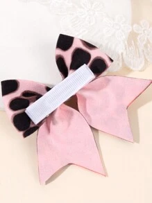 2 piezas de pinzas para el cabello con lazo de estampado de leopardo para niñas, accesorios de tela con lazos para el cabello para niños, accesorios de moda para el cabello para niños pequeños, regalos para otoño e invierno - horquilla de lazo - Ver 11