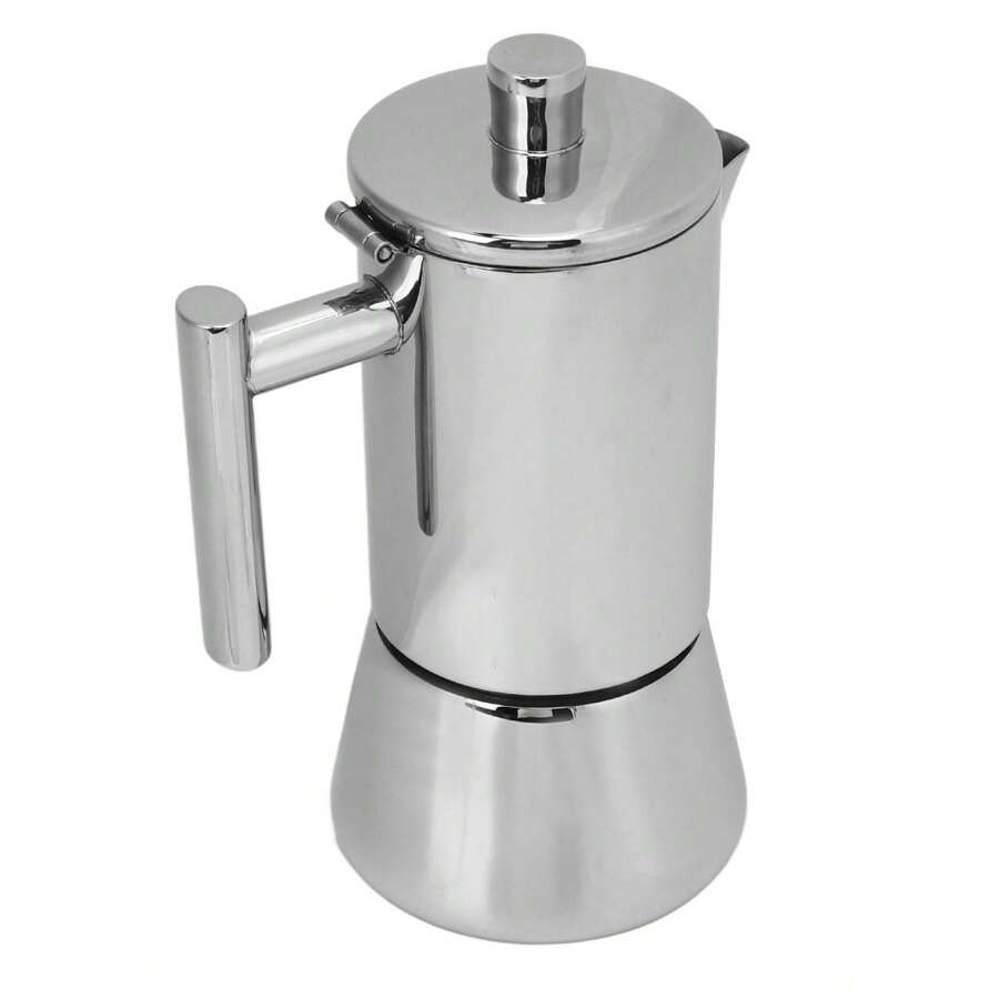 Coffee Making Pot Stainless Steel Coffee Polished Stovetop Kettle