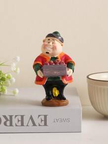 1pc Resin Figure Decoration Ornament, TV Cabinet, Desk Decor, Valentine's Day Gift, Resin Craft, Bedroom Desk Cute Decor, Office Desk Figure Decoration, Couples' Birthday Present Birthday Gifts Graduation - Multicolor - View 2