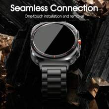 1 peça compatível com Samsung Galaxy Watch Ultra Band 47mm (2024), pulseira de metal de aço inoxidável de luxo para negócios, pulseiras Galaxy Watch Ultra 7 para homens e mulheres