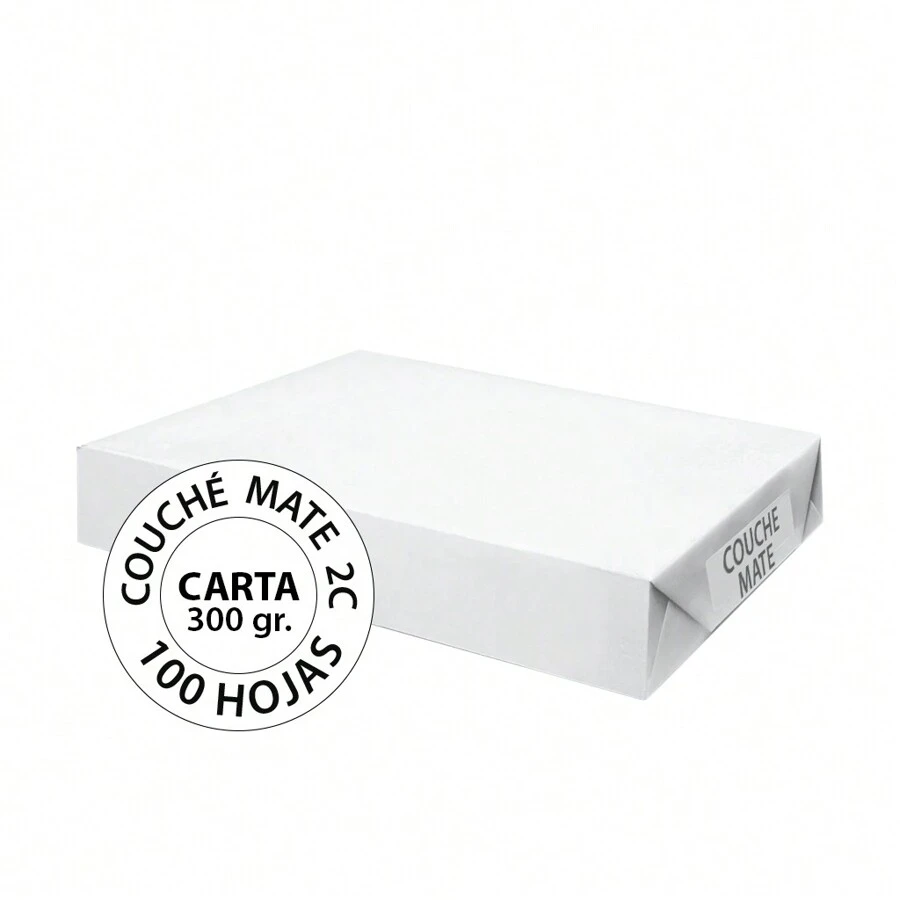 2C Matte Letter Pad 300 Gr - Matte White - View 1