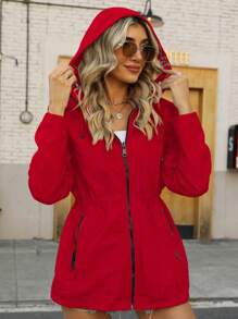 Giacca casual da donna con doppio lato, manica lunga
