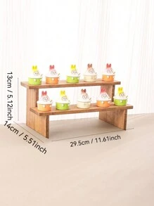 一个DIY可拆卸木梯珠宝展示架珠宝收纳架饰品展示架用于直播、展位展示返校 - 原木淺色 - 查看 17