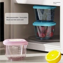 6 件套婴儿便携式密封储存容器、奶粉零食盒