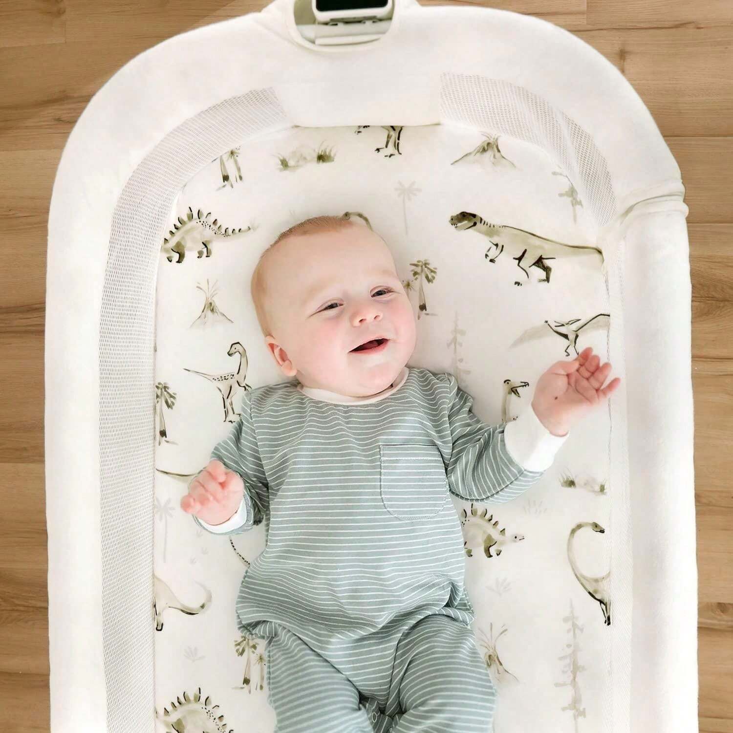 Set 3 Lenzuola Sotto Passeggino - Cotone Jersey Ultra Morbido, 80x40x8 Cm, Multicolor