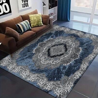 1 块波西米亚风格花卉图案地毯 - 防褪色，柔软法兰绒浴室垫，家居装饰家居装饰地垫地毯家居浴室装饰浴室地毯户外地毯门垫秋季装饰浴室配件返校入口装饰