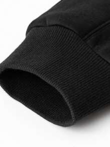 mini bala Tween Boys Far-Infrared Thermal Lined Pants 2024 Fall/Winter New Collection - Black - View 8