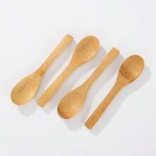 Wooden Spoons, Long Handle Soup Spoon For Eating, Drinking Soup, Household Wooden Kitchenware Honey Spoon, Small Honey Spoon, Honey Dipper, Long Handle Spoon, Small Bamboo Spoon, Jam Spoon, Dessert Spoon, Coffee Stirring Spoon