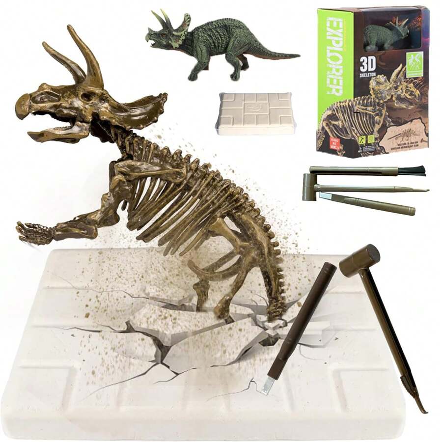 SHIXIONG Dinosaurios Juguetes para Niños, Fosiles Dinosaurios con ...