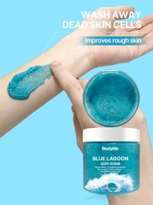 200克身体磨砂膏，亮肤蓝湖身体磨砂膏，去角质，保湿，滋养，令肌肤光滑，去除死皮，蕴含保湿精华，SPA级护理 - 藍湖 - 查看 2