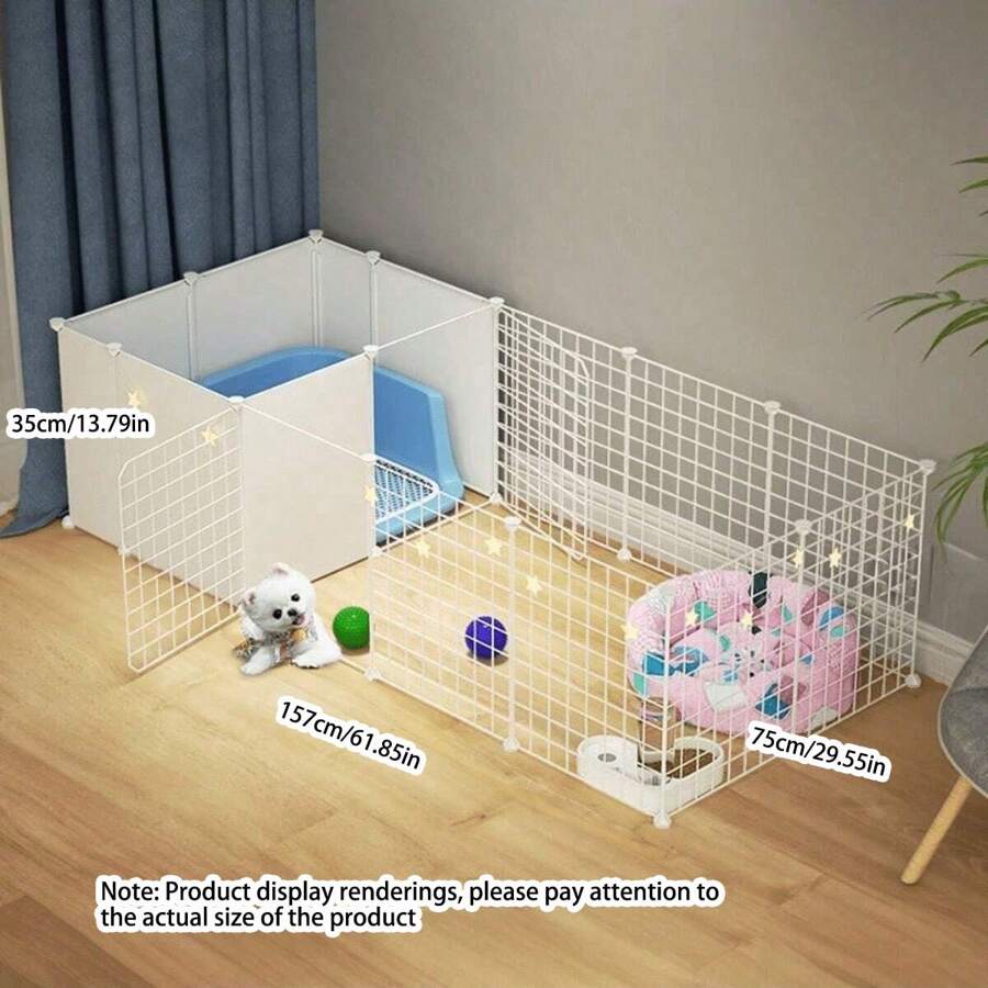 Pet Dog Fence, Home Indoor Small Dog Kennel, Poodle Isolation Gate With