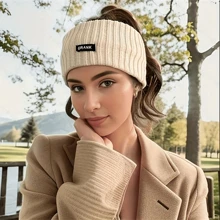 1/4pcs Women's Knitted Thickened Winter Headbands - Fashionable Simple Sweet Style, Soft Comfortable Wide Elastic Hair Bands For Daily Wear - Multicolor - View 7