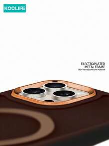 Apple 1 Pc Koolife Skin-Friendly Electroplated Matte Magnetic Case, Anti-Slip, Anti-Drop, Skin-Friendly Matte, Ultra-Thin Hard Shell, PC+TPU, Compatible With IPhone 16/16 Pro/16 Plus/16 Pro Max/11/11 Pro/11 Pro Max/12/12 Pro/12 Pro Max/13/13 Pro/13 Pro Max/14/14 Plus/14 Pro/14 Pro Max/15/15 Pro/15 Plus/15 Pro Max