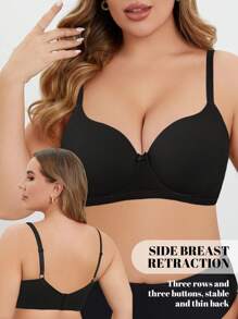 Plus Size Bra Underwired Underwear Push-Up Comfortable Underwear