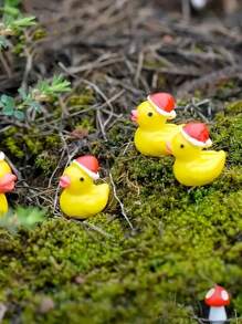 10 件口袋圣诞鸭子拥抱卡 - 励志迷你树脂小雕像，非常适合问候和礼物，适合家人、朋友、同事 - 独特的感谢卡和生日卡 - 彩色 - 查看 2