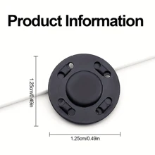 5/10 对强磁性缝纫按扣，隐形磁性纽扣，适用于口袋、缝纫、工艺品、手袋、衣服、DIY 项目 - 彩色 - 查看 11