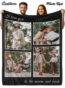 1 pieza Manta personalizada con foto, manta de foto personalizada, manta de recuerdos personalizados, manta para uso en cama/sofá/interior/exterior, regalo de Navidad personalizado, regalo para amigos, regalo para niños, regalo familiar, regalo de cumpleaños, regalo de bodas, regalo para amigos, regalo para ella, regalo para novia, regalo para mamá/papá, lavable, lindo, personalizado, único, regalo ideal para novio, regalo ideal para novia, regalo ideal para amigos, amigos, novia, novio para cumpleaños, para aniversarios, sofá, cama, automóvil, sala de té, dormitorio, sala de estar, transpirable, ligero, lavable, divertido, lindo, amor, suave, cómodo, elegante, simple, personalizado, único, regalo ideal para él, regalo ideal para ella, él, ella, novio, novia, papá, mamá, familia, amigos, para aniversarios, para el día de la madre, para cumpleaños, para el día de San Valentín, para graduación, para el día del padre, para bodas, para entrega de casa, sofá, cama, automóvil, sala de té, do