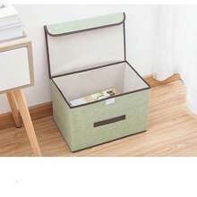 1 hộp đựng đồ gấp không dệt, để đựng quần áo, hộp đựng quần áo vải gia dụng, hộp đựng đồ chơi trẻ em tình yêu Valentine - Nhiều màu - Xem 6