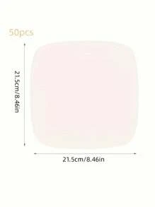 50 Lembar Kertas Alas Penggorengan Udara Anti Lengket – Kertas Panggang Tahan Minyak untuk Oven, Microwave & Pengukus - Putih - View 11
