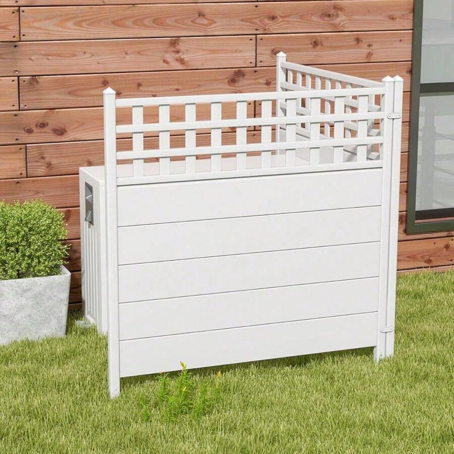 Outdoor Privacy Screen Fence 2 Panels 45''W X 45''H Air Conditioner