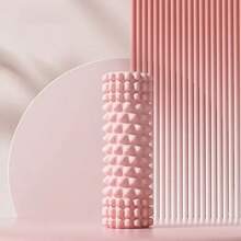 Foam Rollers For Muscle Massage - Medium-Density Back Foam Roller For Back Pain Relief & Muscle Recovery In Legs & Arms - Pink - View 1