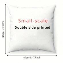 Warm Custom Photo Pillow Cover - Double-Sided High-Definition Printing, Personalized Decorative Pillowcase, Modern Style, Machine Washed, Zipper Closure, Woven Polyester Fabric, Ideal Gift For Various Occasions, For Anniversaries, For Mother's Day, For Birthdays, For Valentine's Day, For Graduation, For Father's Day, For Weddings, For Housewarming, Sofa, Bed, Car, Tea Room, Bedroom, Bathroom, Living Room, Dining Room