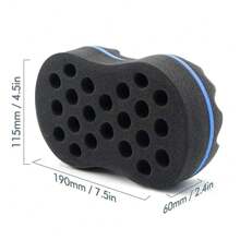 1pc Men's Hair Curling Sponge, African Hair Sponge Twists For Men Hair Styling Tool, Portable Hair Braid Twist Hairbrush,Back To School,Travel Holiday Essentials,Hair Accessories For Women,Hair Curlers,Curly Hair Brush,Rollers,Curly Hair Products,Curler,Rollers For Hair,Hair Curl,Curly Hair Tools,Hair Roller,Curly Hair, Hair Curler, Hair Rollers, Heatless Curl, Heatless Curls, Rollers, Hair Curlers, Curly Hair Products, Hair Curl, Hair Roller, Rollers For Hair, Curly Hair Tools, Heatless Curlers,Hair, Accessories, Hair Products, Hair Tools, Hair Stuff, Hair Care, Curly Hair Brush, Barber, Barber Accessories, Hairdressing Equipment,Heatless Waves,Travel Essentials,Hairstyle,Hairdressing,Curly Hair,Hair Rollers,Hair Curler,Heatless Curl,Heatless Curls,Hair Curlers,Rollers,Hair Curl,Rollers For Hair,Curly Hair Tools,Hair Rollers,Hair Roller,Curls Diffuser,Hair,Travel,Hair Products,Hair Tools,Hair Stuff,Barber,Barber Accessories,Barbershop,Hairdressing Equipment - Multicolor - View 6