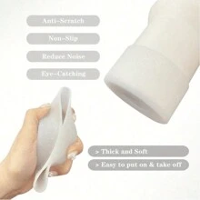 1 szt. Błyszczący silikonowy pokrowiec na buty do akcesoriów kubkowych 20-40 uncji i 12-24 uncji z 2,8-2,95-calowym antypoślizgowym dolnym zderzakiem do kubka na wodę i butelek sportowych jako prezent, antypoślizgowy pokrowiec na buty Twinkle Cup, dekoracja świąteczna