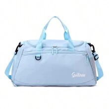 Waterproof Travel Bag Gym Fitness Bag - Baby Blue - View 2