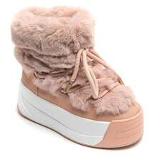 Veterschoenen met plateauzool voor de winter – Dikke noppenzool – Warm gevoerde binnenkant – Moderne, stedelijke stijl